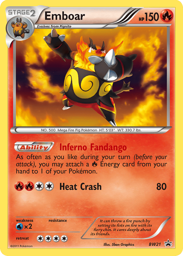Emboar – Promo – BW Black Star Promos