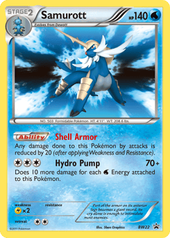 Samurott – Promo – BW Black Star Promos