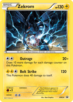 Zekrom – Promo – BW Black Star Promos