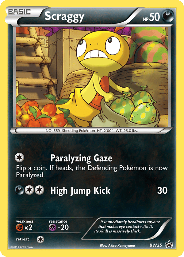 Scraggy – BW Black Star Promos