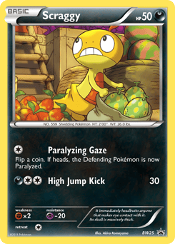 Scraggy – Promo – BW Black Star Promos