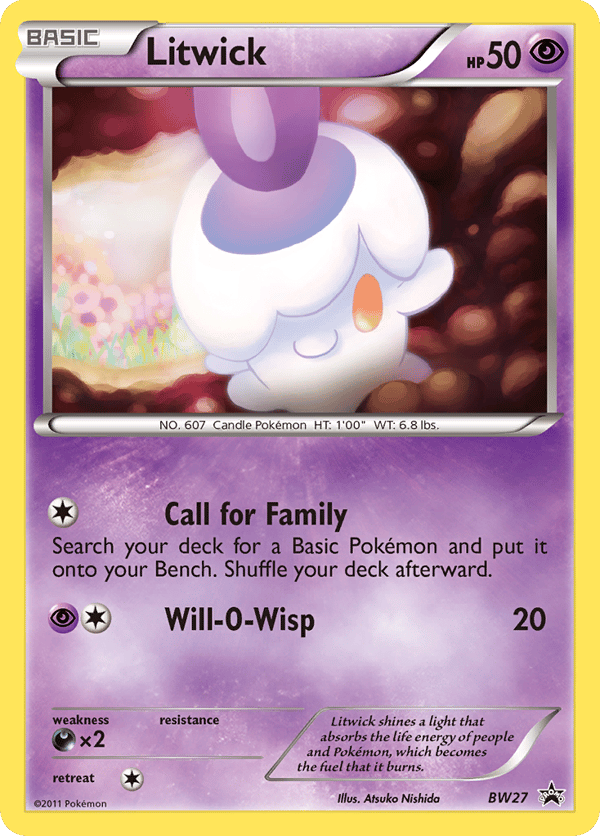 Litwick – BW Black Star Promos