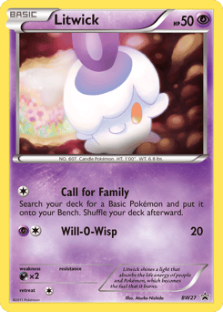 Litwick – Promo – BW Black Star Promos