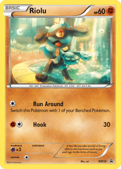 Riolu – Promo – BW Black Star Promos
