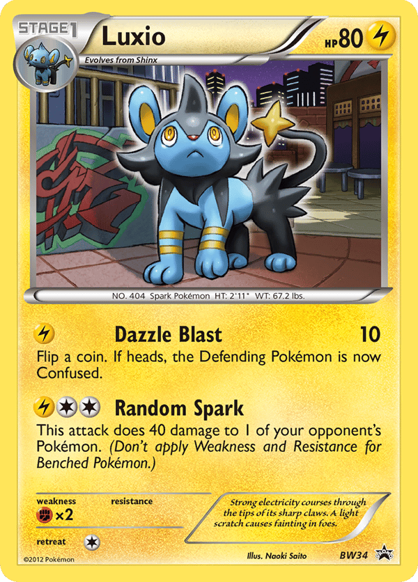 Luxio – BW Black Star Promos
