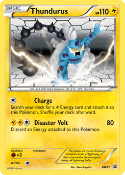 Thundurus – Promo – BW Black Star Promos