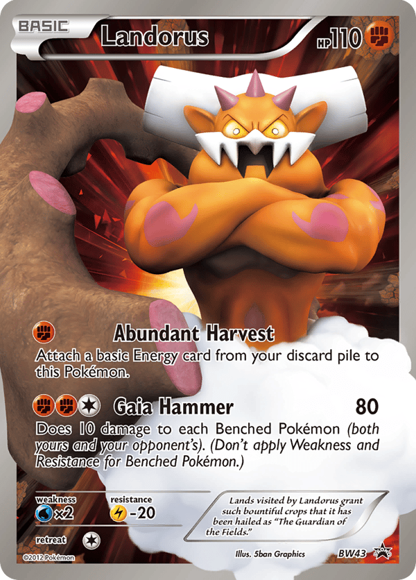 Landorus – BW Black Star Promos