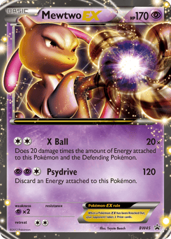 Mewtwo-EX – Promo – BW Black Star Promos