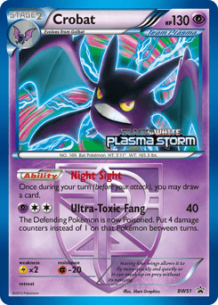 Crobat – Promo – BW Black Star Promos