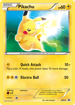 Pikachu – Promo – BW Black Star Promos