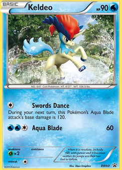 Keldeo – Promo – BW Black Star Promos