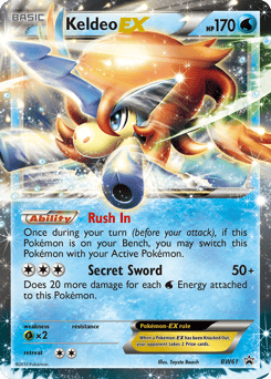 Keldeo-EX – Promo – BW Black Star Promos