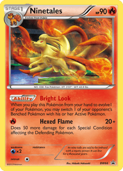 Ninetales – Promo – BW Black Star Promos