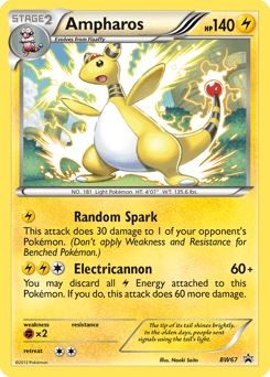 Ampharos – Promo – BW Black Star Promos