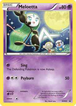 Meloetta – Promo – BW Black Star Promos