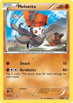 Meloetta – Promo – BW Black Star Promos