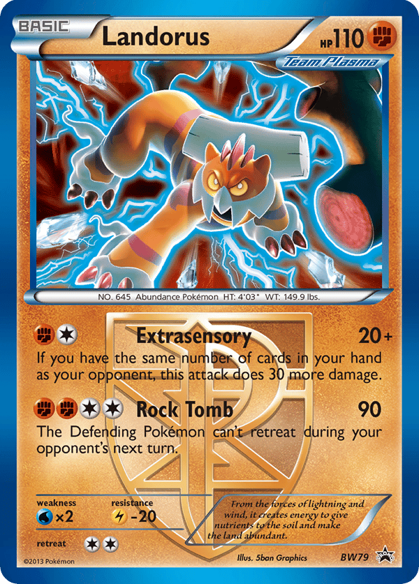 Landorus – BW Black Star Promos