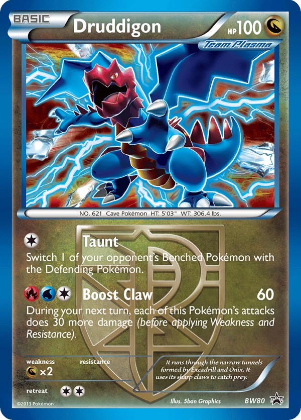 Druddigon – BW Black Star Promos