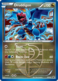 Druddigon – Promo – BW Black Star Promos