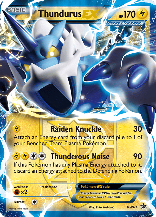 Thundurus-EX – BW Black Star Promos