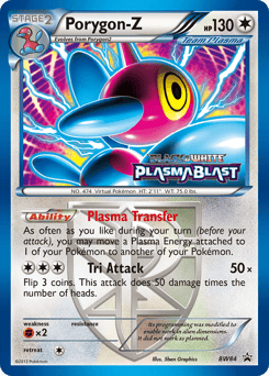 Porygon-Z – Promo – BW Black Star Promos