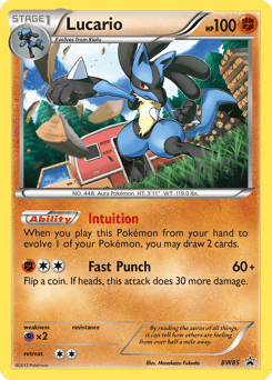 Lucario – Promo – BW Black Star Promos