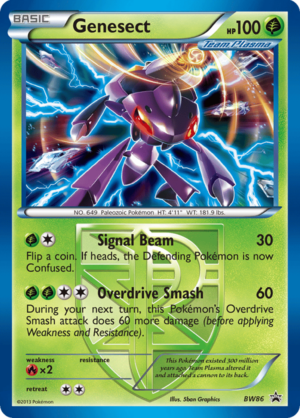 Genesect – BW Black Star Promos