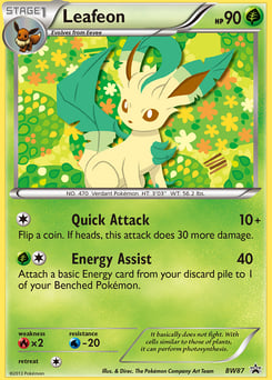 Leafeon – Promo – BW Black Star Promos