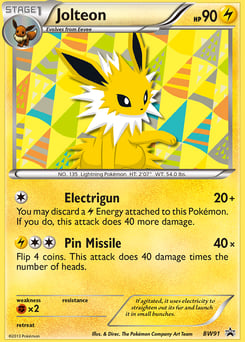 Jolteon – Promo – BW Black Star Promos