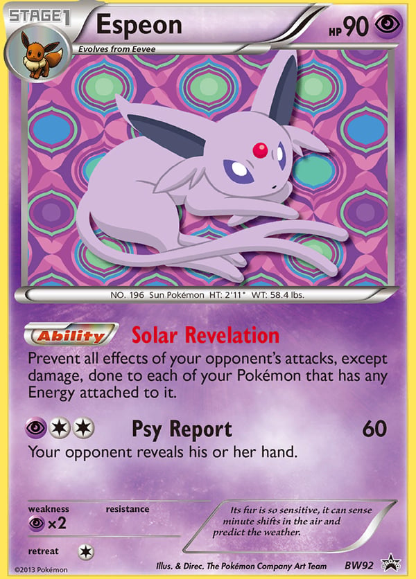 Espeon – Promo – BW Black Star Promos