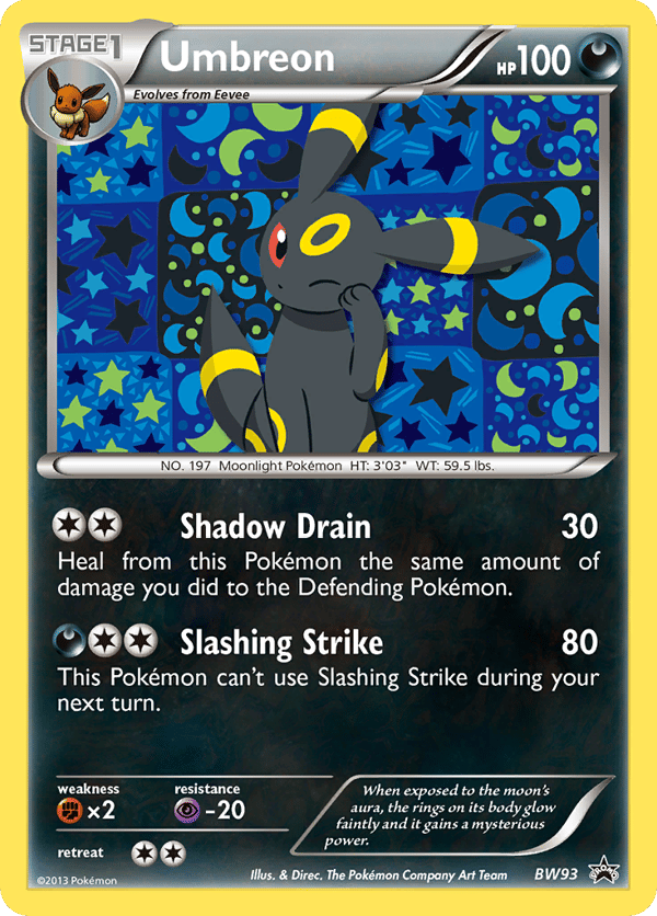 Umbreon – BW Black Star Promos