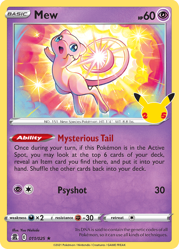 Mew – Rare Holo – Celebrations