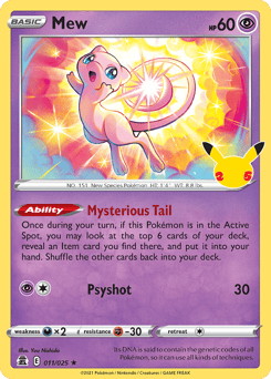 Mew – Rare Holo – Celebrations