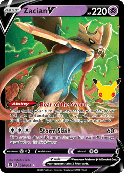 Zacian V – Rare Holo V
