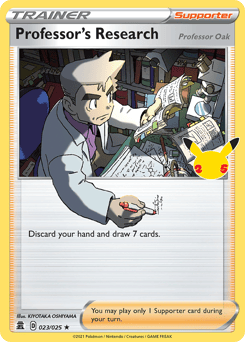 Professor's Research (Professor Oak) – Rare Holo