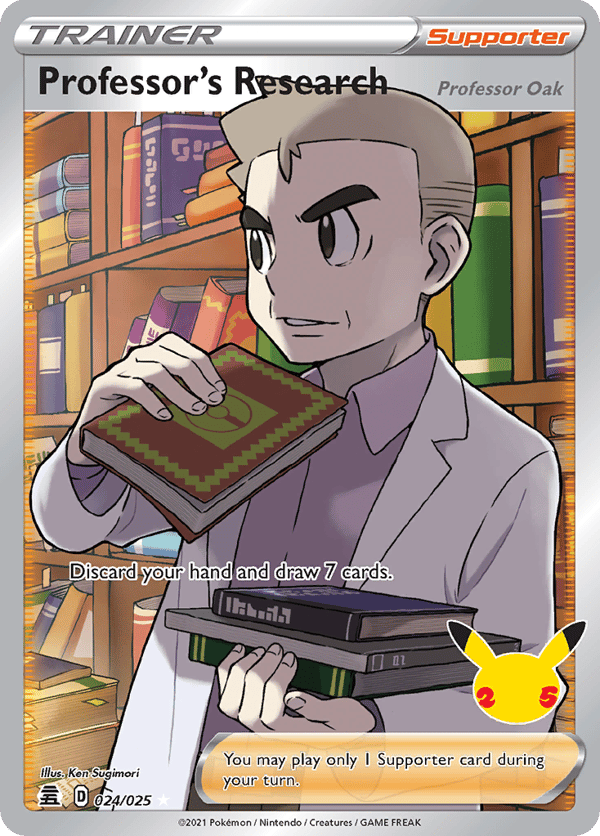 Professor's Research (Professor Oak) – Rare Ultra – Celebrations