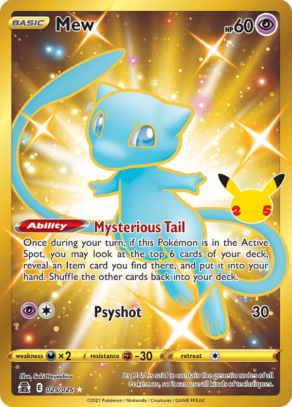 Mew – Rare Holo – Celebrations