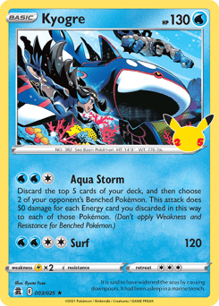 Kyogre – Rare