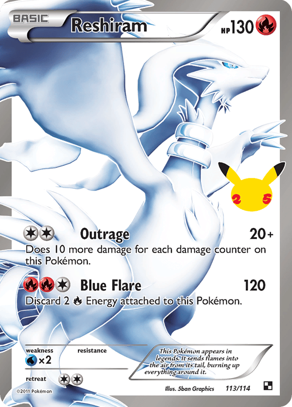 Reshiram – Classic Collection – Celebrations: Classic Collection
