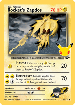 Rocket's Zapdos – Classic Collection – Celebrations: Classic Collection