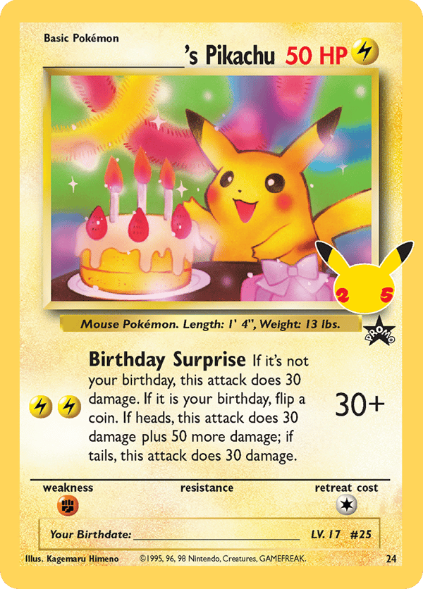 _____'s Pikachu – Classic Collection – Celebrations: Classic Collection