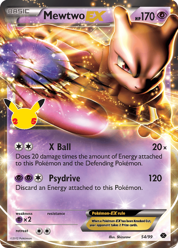 Mewtwo-EX – Classic Collection – Celebrations: Classic Collection