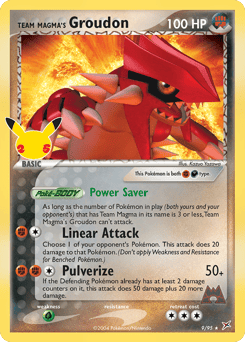 Team Magma's Groudon – Classic Collection – Celebrations: Classic Collection