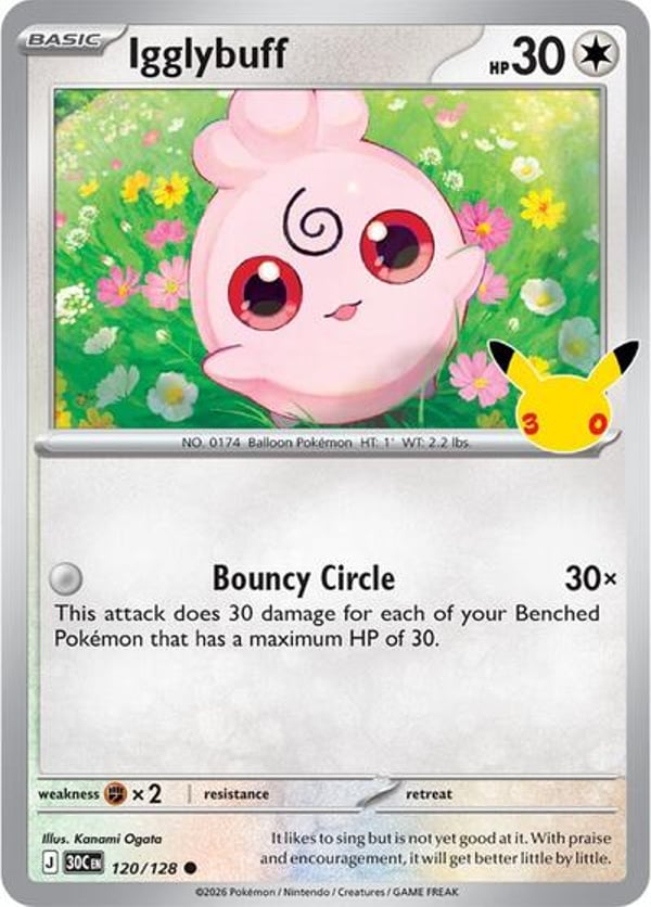 Igglybuff #120 – Common – 30th Celebration