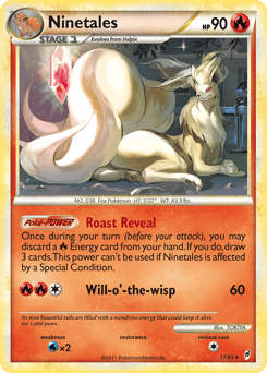 Ninetales – Rare Holo – Call of Legends
