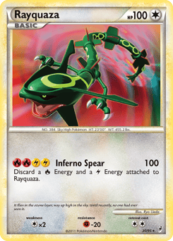 Rayquaza – Rare Holo