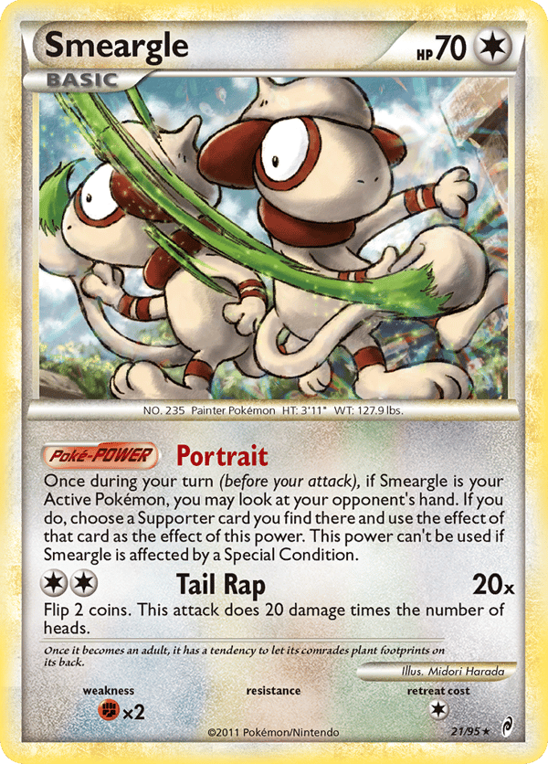 Smeargle – Rare Holo – Call of Legends