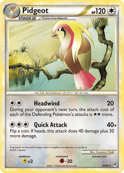 Pidgeot – Rare – Call of Legends