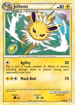 Jolteon – Uncommon – Call of Legends