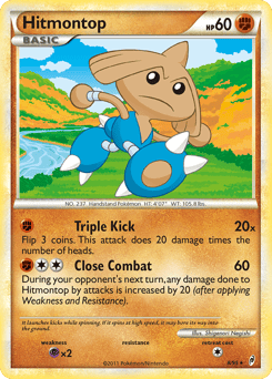 Hitmontop – Rare Holo